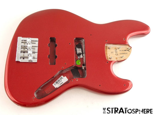 Fender American Ultra II Jazz Bass BODY & HARDWARE USA Guitar Sinister Red