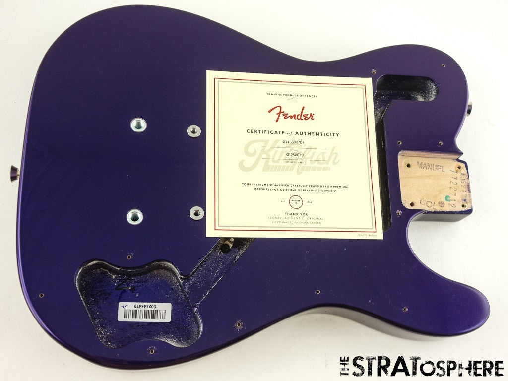 Fender American Kingfish Telecaster Deluxe BODY Tele Alder Mississippi Night