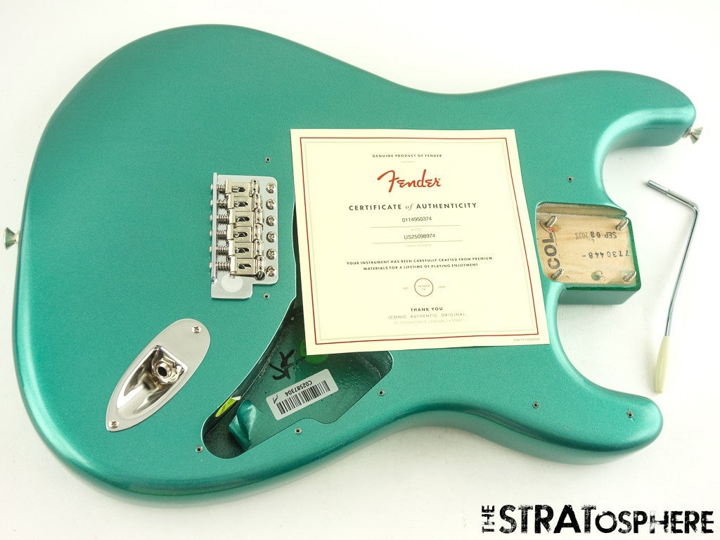 Fender American Professional Classic Strat BODY+ HARDWARE Faded Sherwood Green!