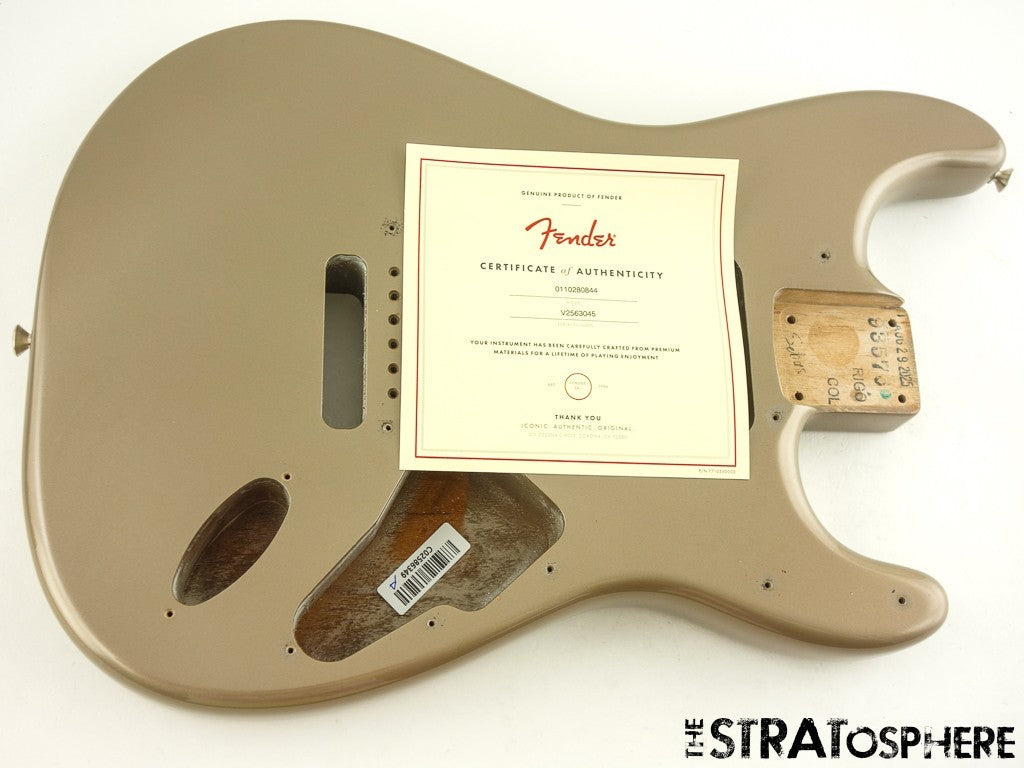 Fender AV II American Vintage 1965 Strat BODY Nitro Alder Shoreline Gold