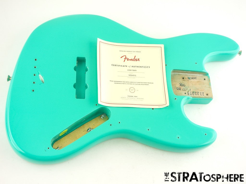 Fender AV II American Vintage 1966 Jazz J BASS BODY, Sea Foam Green
