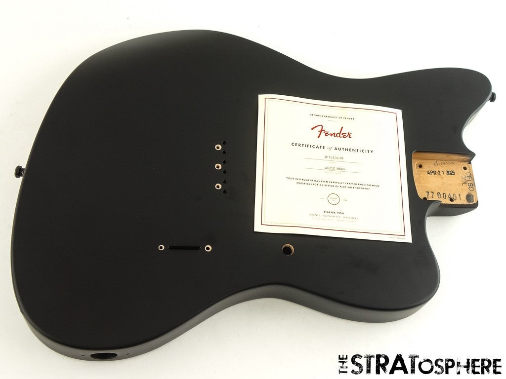USA Fender JIM ROOT Jazzmaster Mahogany HH BODY American Flat Black