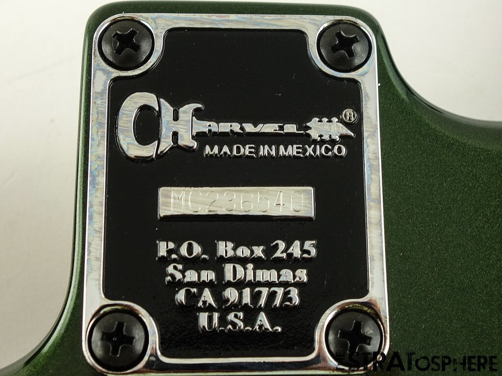 LOADED Charvel So-Cal SC4 Pro Mod HSS BODY Seymour Duncan Floyd Lambo Green.