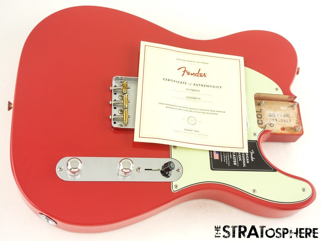 Fender American Professional Classic Tele LOADED BODY Faded Dakota Red $40 OFF