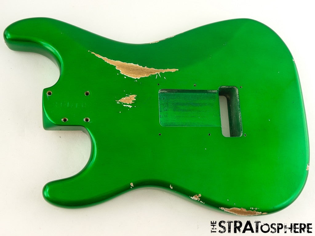 Fender USA Custom Shop Custom Strat Pro 2025 Relic BODY, Candy Apple Green