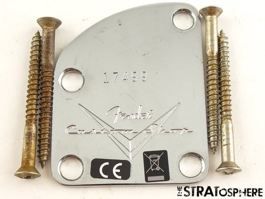 USA Fender Custom Shop Strat, Pro 2025 Relic Contour # NECK PLATE, USA Strat