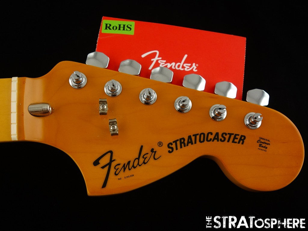 Fender AV II American Vintage 1973 Strat NECK & TUNERS 73 Stratocaster Maple