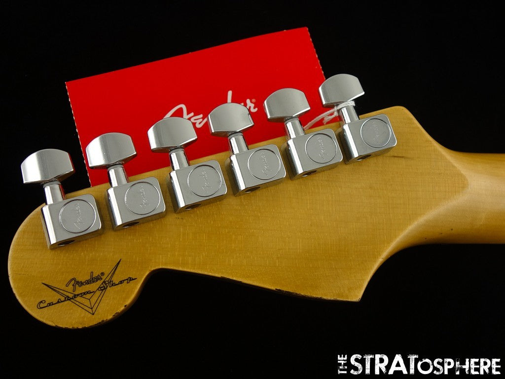 USA Fender Custom Shop W25 Custom Deluxe Relic HB S-1 Strat NECK w/ CC TUNERS