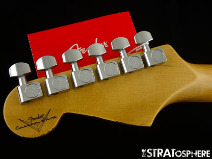 USA Fender Custom Shop W25 Custom Deluxe Relic HB S-1 Strat NECK w/ CC TUNERS