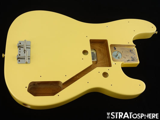 Fender Vintera II 70s Telecaster Tele BASS BODY + HARDWARE, Alder Vintage White