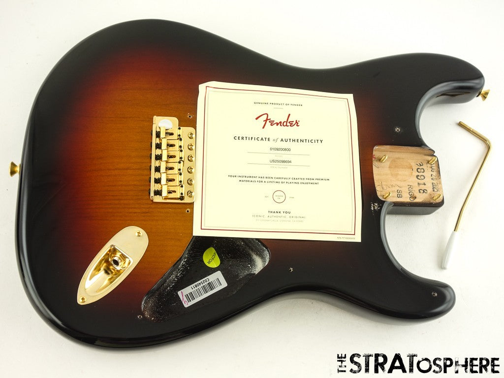 USA Fender SRV Stevie Ray Vaughan Strat BODY + HARDWARE, Stratocaster