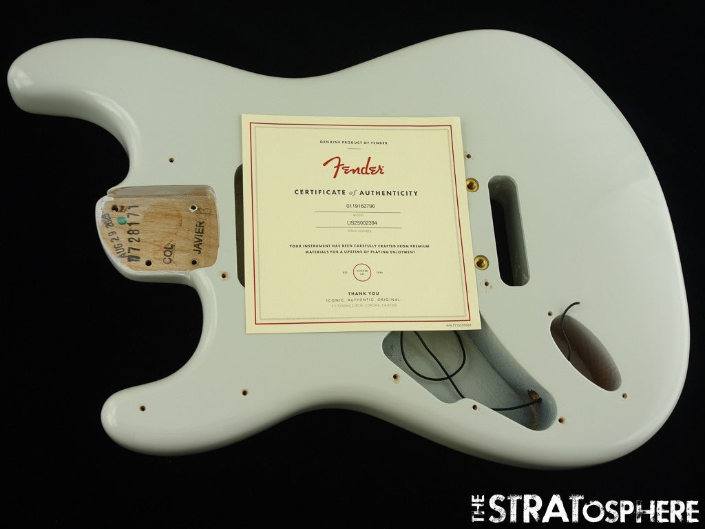 LEFTY Fender American Ultra II Stratocaster Strat BODY USA Guitar Avalanche