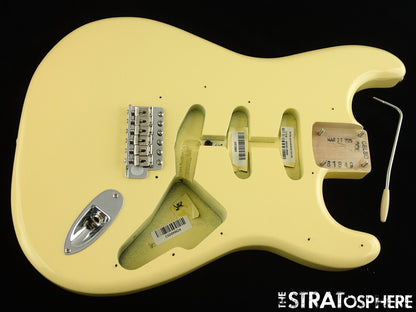 American Fender MALMSTEEN Strat BODY W/ HARDWARE Stratocaster, Vintage White