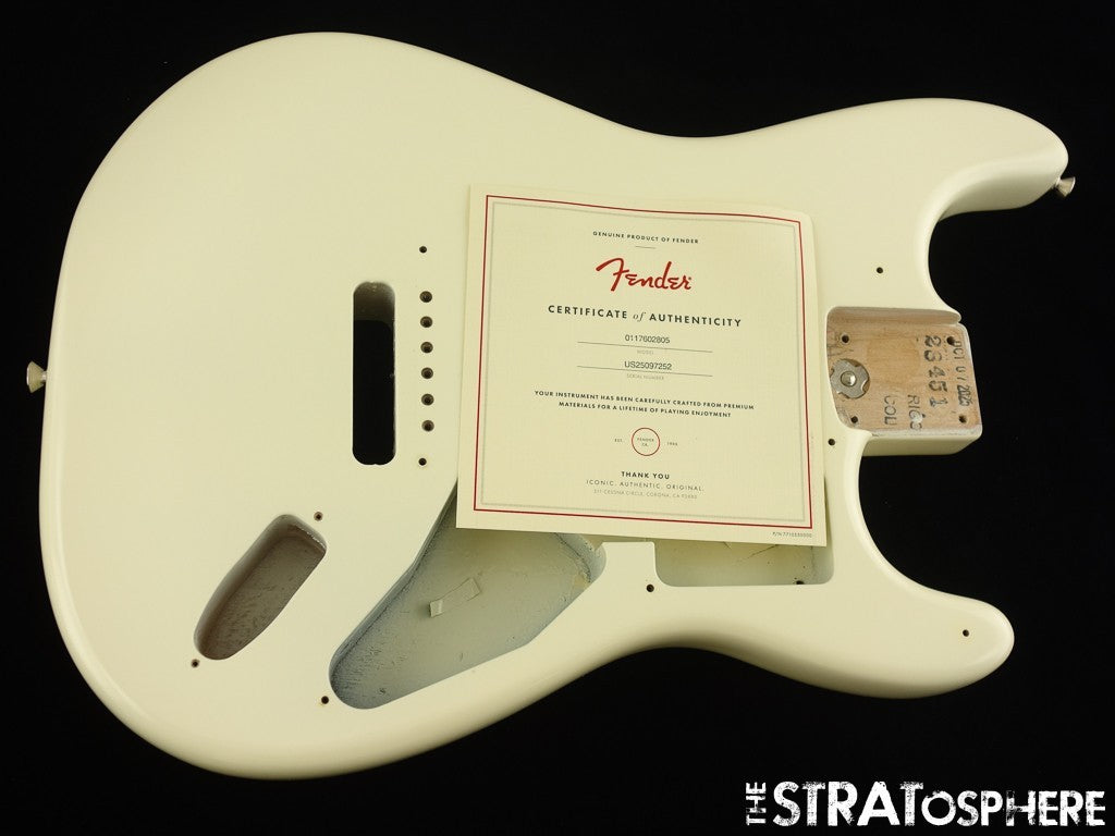 American Fender CLAPTON Strat BODY USA Stratocaster Guitar Olympic White