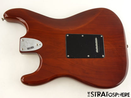 Fender AV II American Vintage 1973 Strat BODY + HARDWARE 73 Ash Mocha