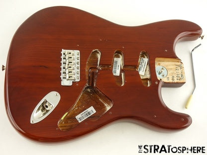 Fender AV II American Vintage 1973 Strat BODY + HARDWARE 73 Ash Mocha