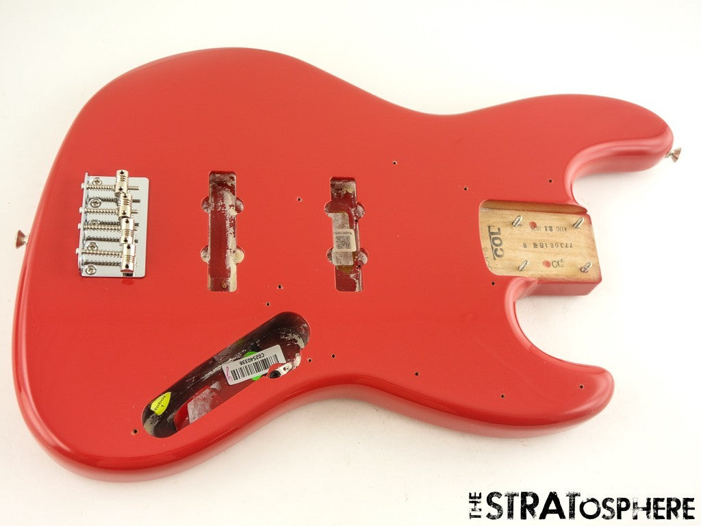 Fender American Professional Classic Jazz Bass BODY HARDWARE Faded Dakota Red