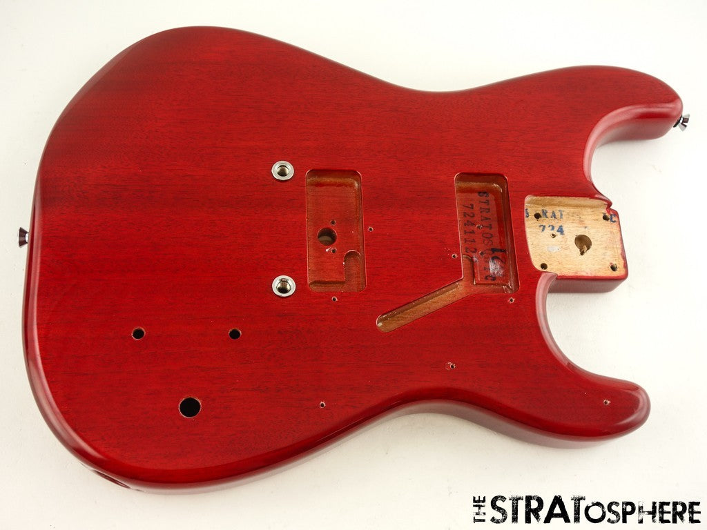 Fender Squier Paranormal Strat-O-Sonic BODY Crimson Red Transparent