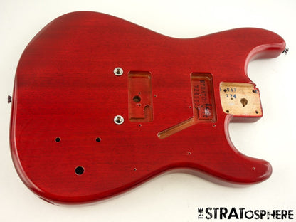Fender Squier Paranormal Strat-O-Sonic BODY Crimson Red Transparent