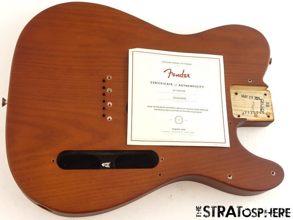 Fender American Performer Timber Tele BODY USA Sassafras Satin Mocha CLOSEOUT