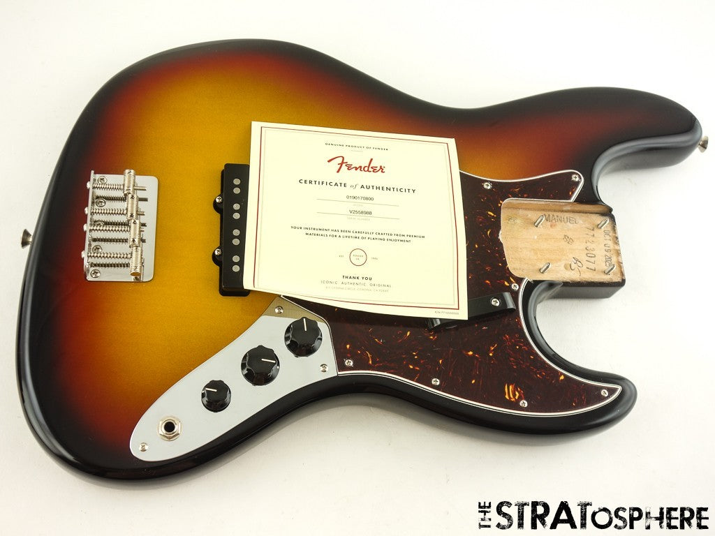 Fender AV II American Vintage 1966 Jazz J BASS LOADED BODY, 66 3TS