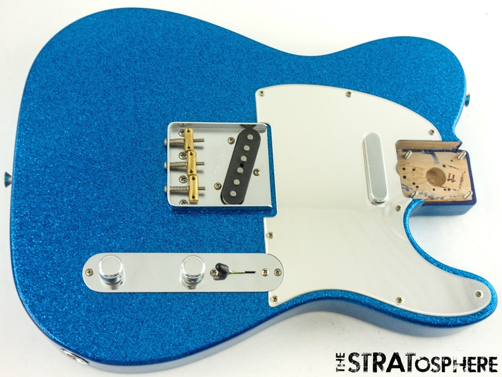 Fender J Mascis Road Worn Tele LOADED BODY, Telecaster Bottle Rocket Blue.