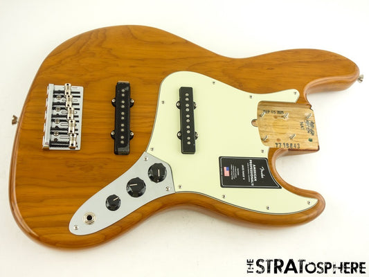 Fender American Professional II Jazz V 5 String Bass LOADED BODY Roasted Pine