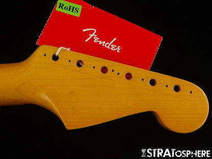 LEFTY Fender AV II American Vintage 1957 Strat NECK Stratocaster USA MN Maple