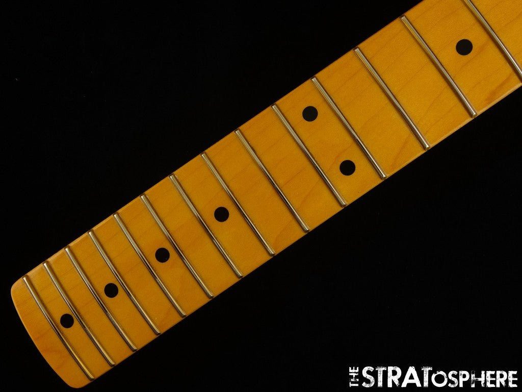 LEFTY Fender AV II American Vintage 1957 Strat NECK Stratocaster USA MN Maple