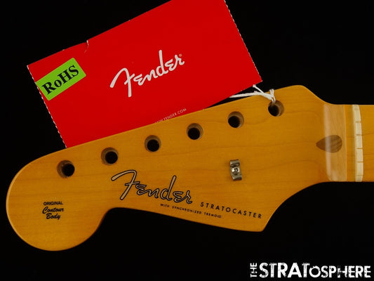 LEFTY Fender AV II American Vintage 1957 Strat NECK Stratocaster USA MN Maple