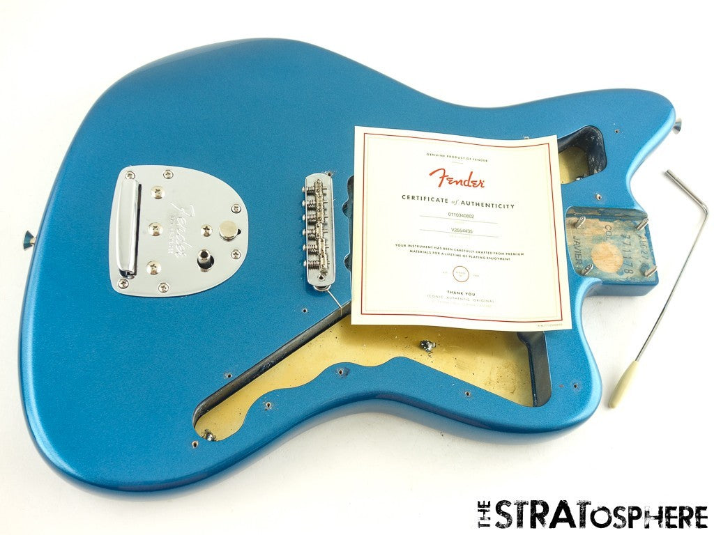 Fender AV II American Vintage 1966 Jazzmaster BODY + HARDWARE Lake Placid Blue