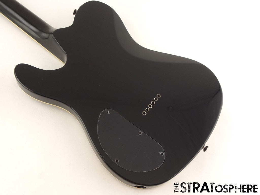 Fender FMT Tele Flame Maple Top BODY + NECK Set Neck Black Cherry Burst