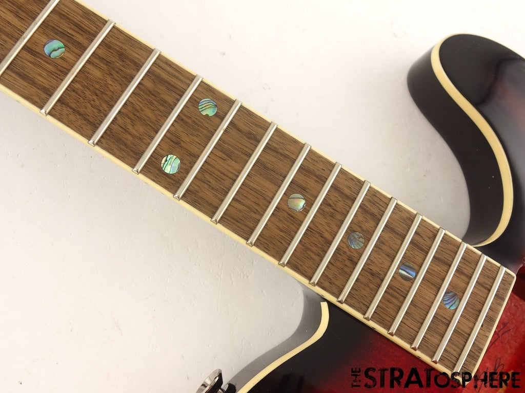 Fender FMT Tele Flame Maple Top BODY + NECK Set Neck Black Cherry Burst