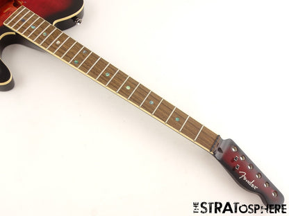Fender FMT Tele Flame Maple Top BODY + NECK Set Neck Black Cherry Burst