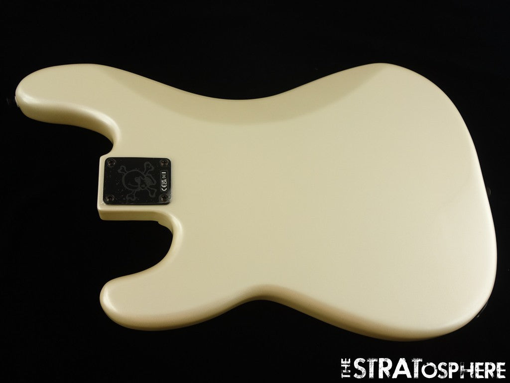Fender Duff McKagan Deluxe Precision Bass LOADED BODY P Bass, Duncan White Pearl