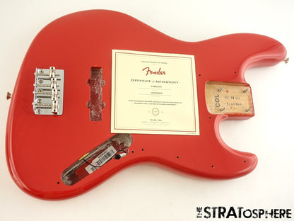 Fender American Professional Classic Jazz Bass BODY +HARDWARE Faded Dakota Red