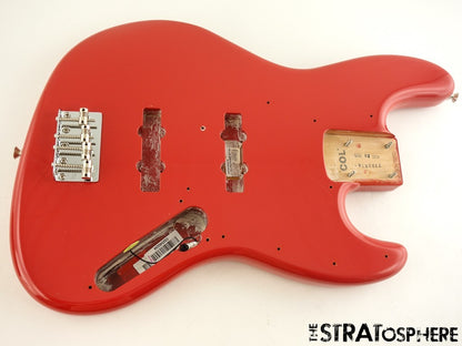Fender American Professional Classic Jazz Bass BODY +HARDWARE Faded Dakota Red