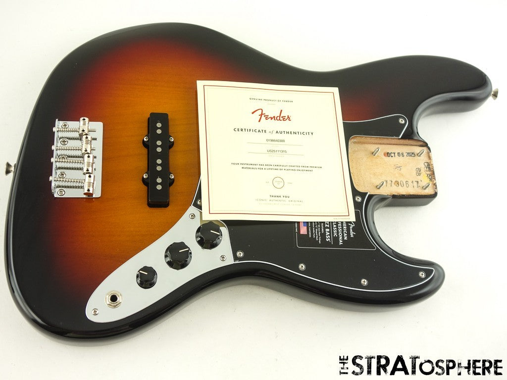 Fender American Professional Classic Jazz Bass LOADED BODY, 3TS