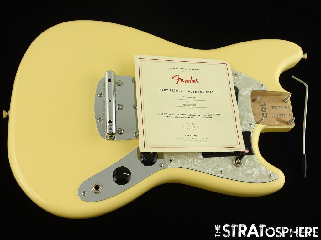 Fender American Performer Mustang Series LOADED BODY USA Sunburst Vintage White