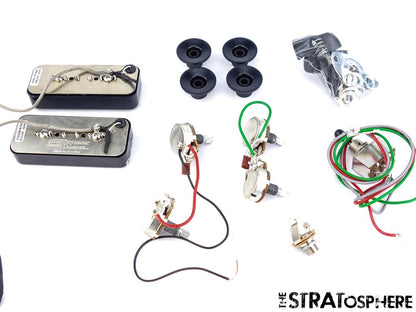 Fender JA-90 Tele PICKUPS POTS KNOBS Seymour Duncan Custom SP90-3 P-90s.