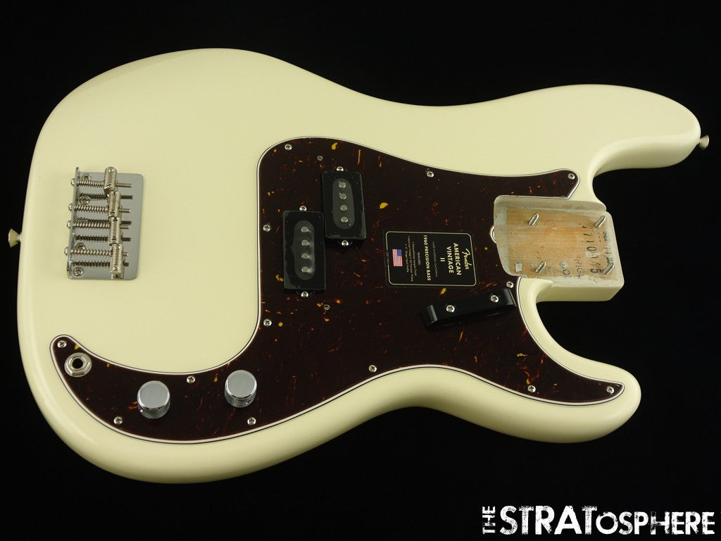 Fender AV II American Vintage 1960 Precision P BASS LOADED BODY Olympic White