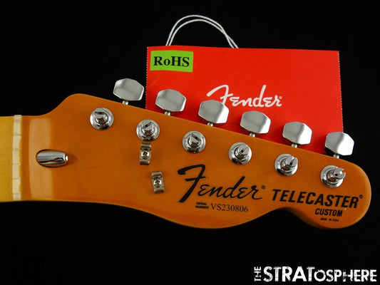 Fender AV II American Vintage 1977 Tele Custom NECK w/ TUNERS, Telecaster Maple