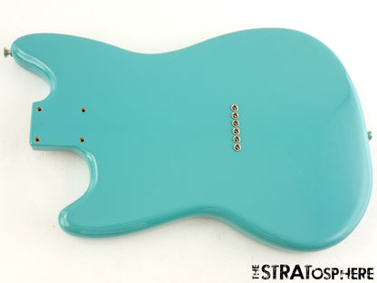 Fender Player II Mustang Series BODY Guitar Parts, Alder Offset Aquatone Blue!