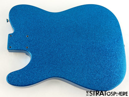 Fender J Mascis Tele BODY, Telecaster Guitar Sparkle Bottle Rocket Blue Flake