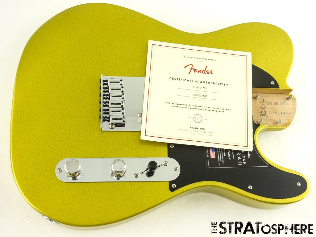 Fender American Ultra II Tele LOADED BODY USA Telecaster S-1 Switch Solar Flare