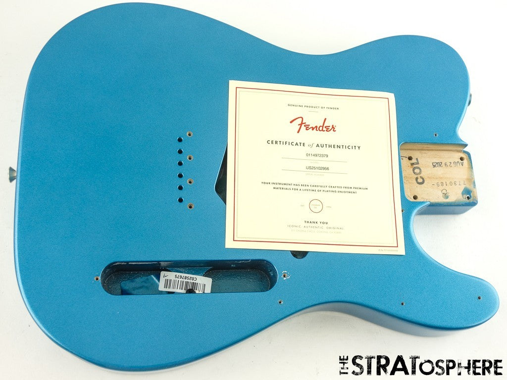 Fender American Professional Classic Hotshot Tele BODY USA Lake Placid Blue