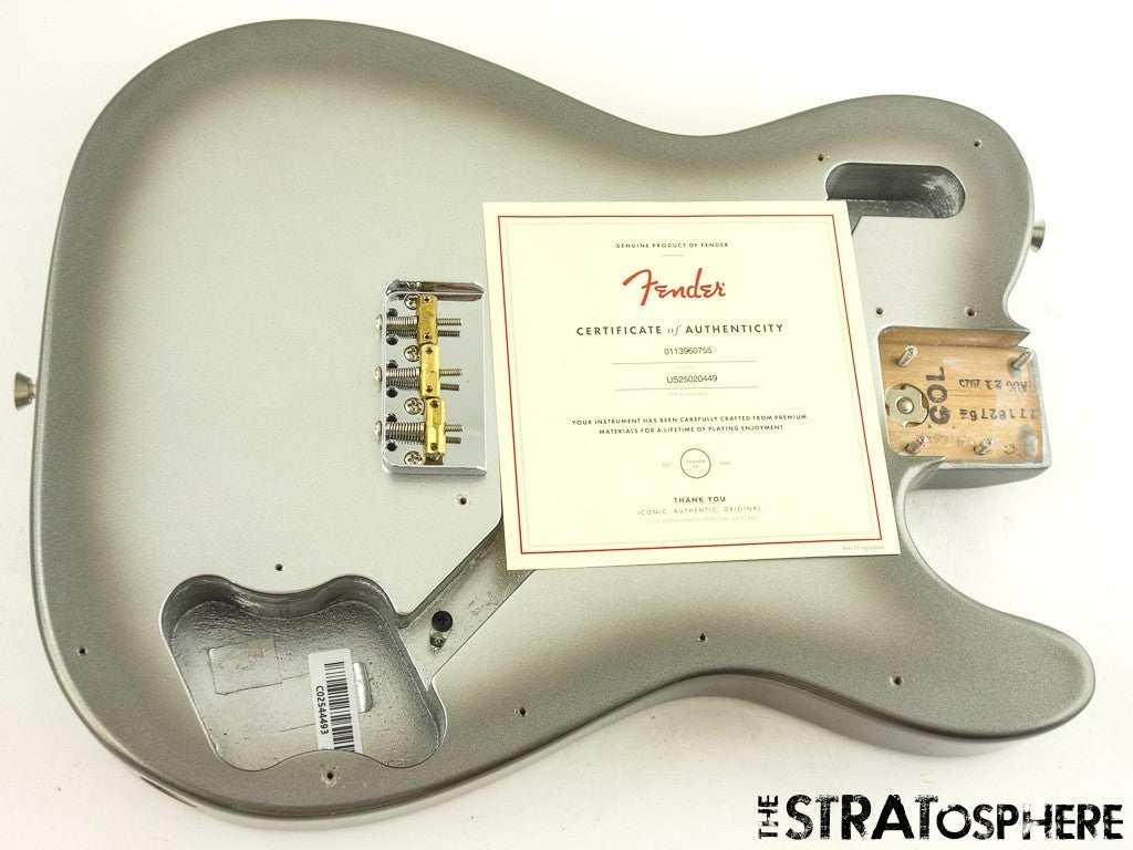 Fender American Professional II Tele Deluxe BODY + HARDWARE Mercury