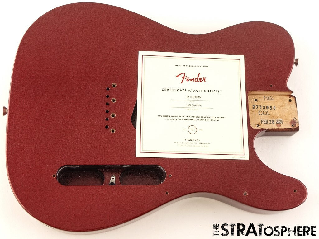 Fender American Performer Humbucker Telecaster Tele BODY USA Aubergine