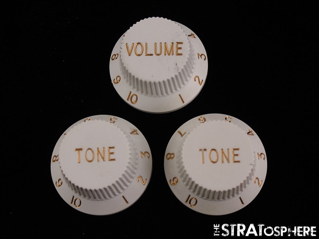 Fender Squier Affinity Series Strat GUITAR KNOBS 1 Volume 2 Tone, Stratocaster