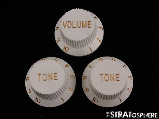 Fender Squier Affinity Series Strat GUITAR KNOBS 1 Volume 2 Tone, Stratocaster